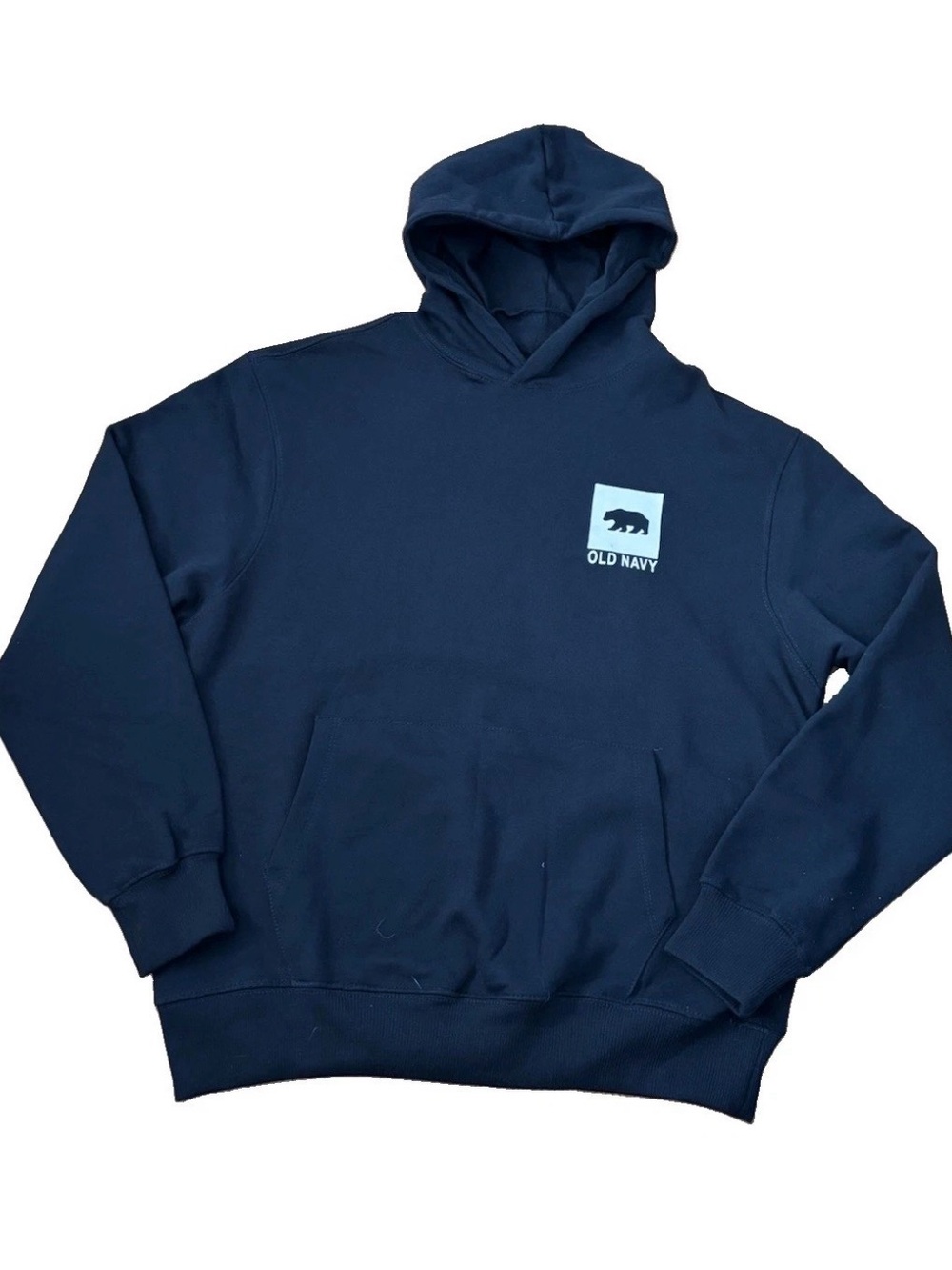 New Old Navy Men's Navy Pullover Hoodie - Medium